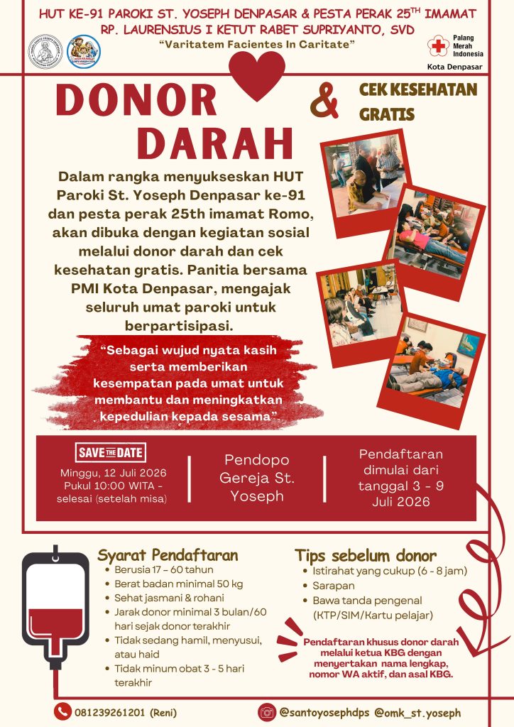 Donor darah Juli 2026